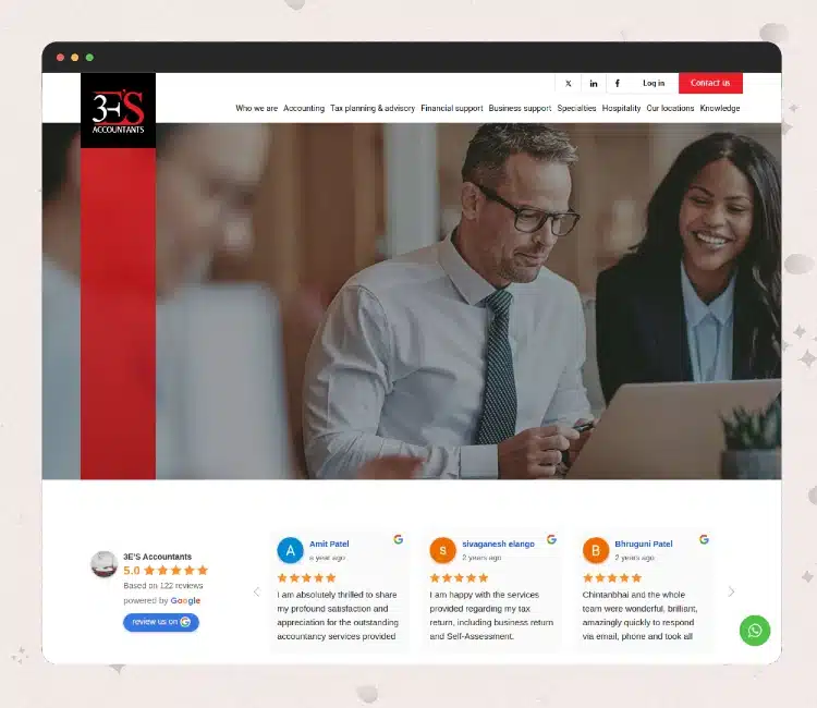 3e consulting - website development in pune