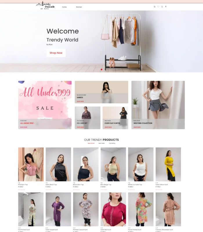 Trendy-Threads - shopify experts Pune