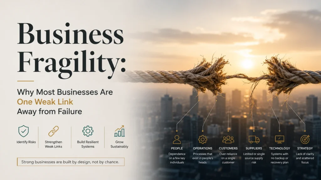 Hidden Business Risks: Why Most Businesses Are One Weak Link Away From Failure 1 Common Weak Links