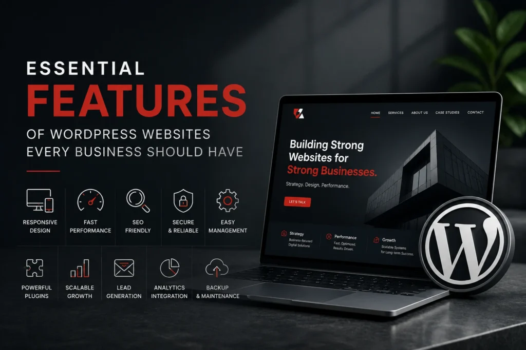 Essential Features of WordPress Websites Every Business Should Have 1 WordPress Website Features