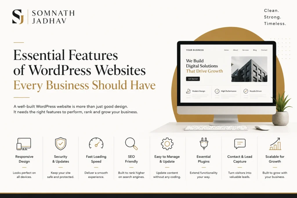 Essential Features of WordPress Websites Every Business Should Have 1 WordPress Website Features